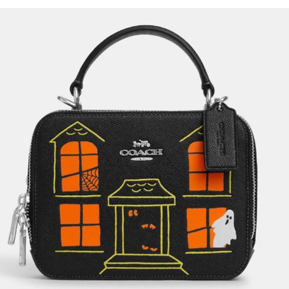 Brand new!!  Coach Halloween House Box Crossbody